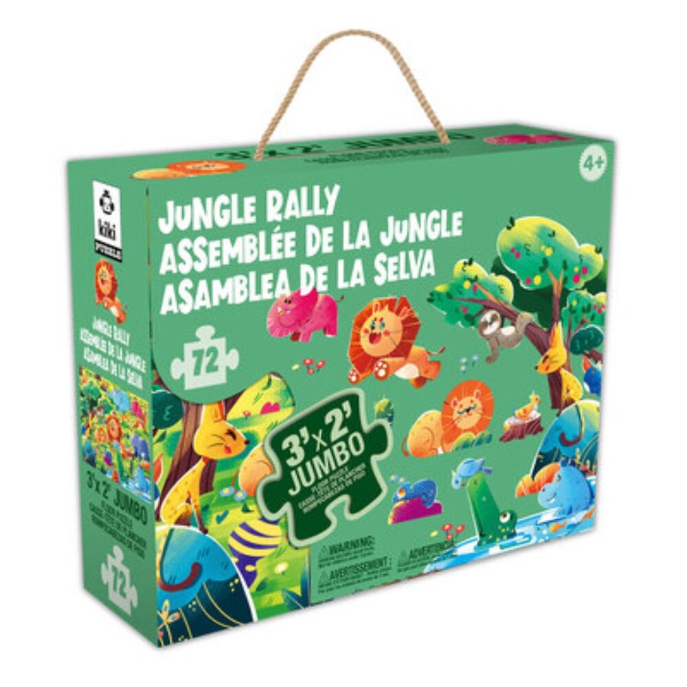 Jungle Rally 72 pc. Kids Puzzle - NWT